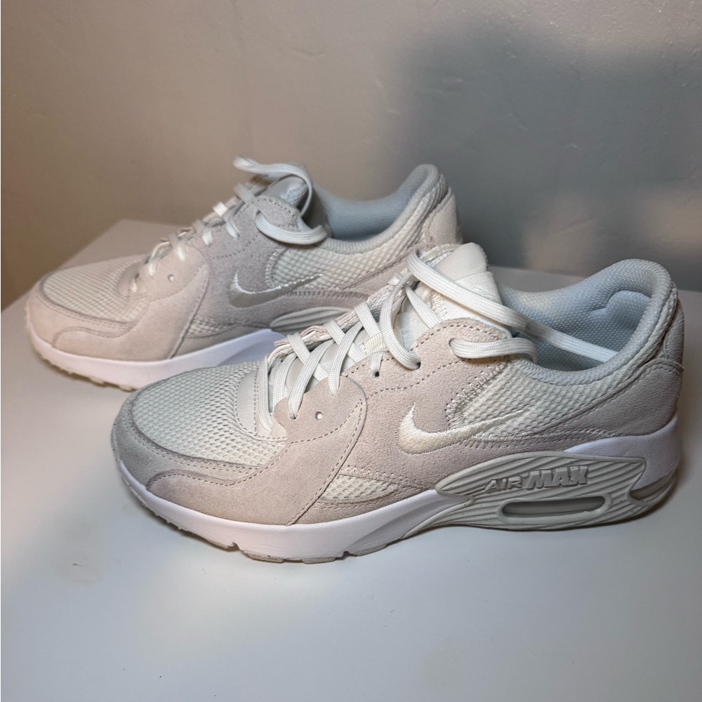 Nike White Sneakers with Air Max Cushioning